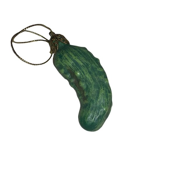 Legend of the Pickle Christmas Tree Ornament, Holiday Tradition Decor - Picture 2 of 5